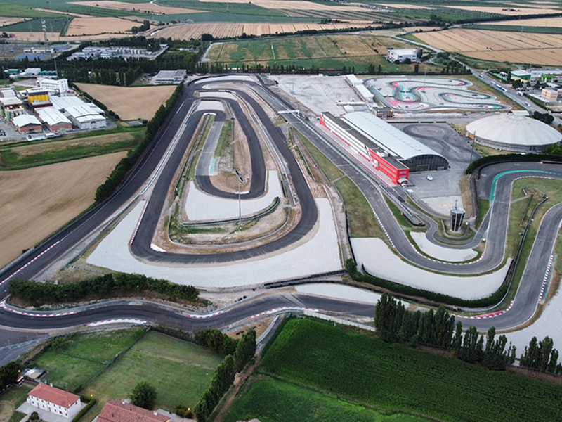 Ampliamento circuito autodromo International Adria Raceway