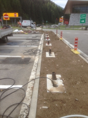 stazione di ricarica Tesla Brennero